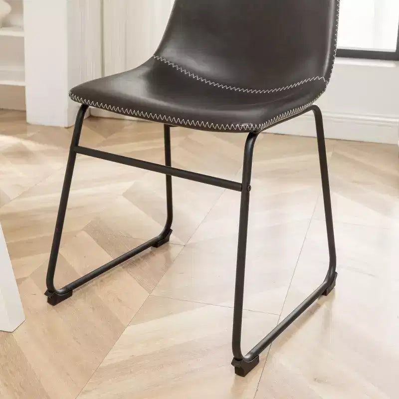 Tavolo da Pranzo Rotondo con 4 Eleganti Sedie, Set da 5 Pezzi