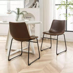 Tavolo da Pranzo Rotondo con 4 Eleganti Sedie, Set da 5 Pezzi