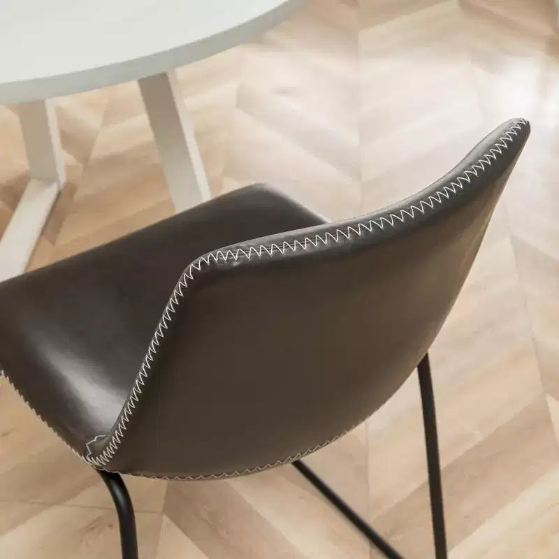 Tavolo da Pranzo Rotondo con 4 Eleganti Sedie, Set da 5 Pezzi