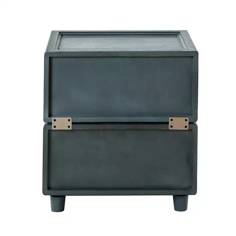 Comodino a 2 cassetti dal design modulare
