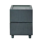 Comodino a 2 cassetti dal design modulare