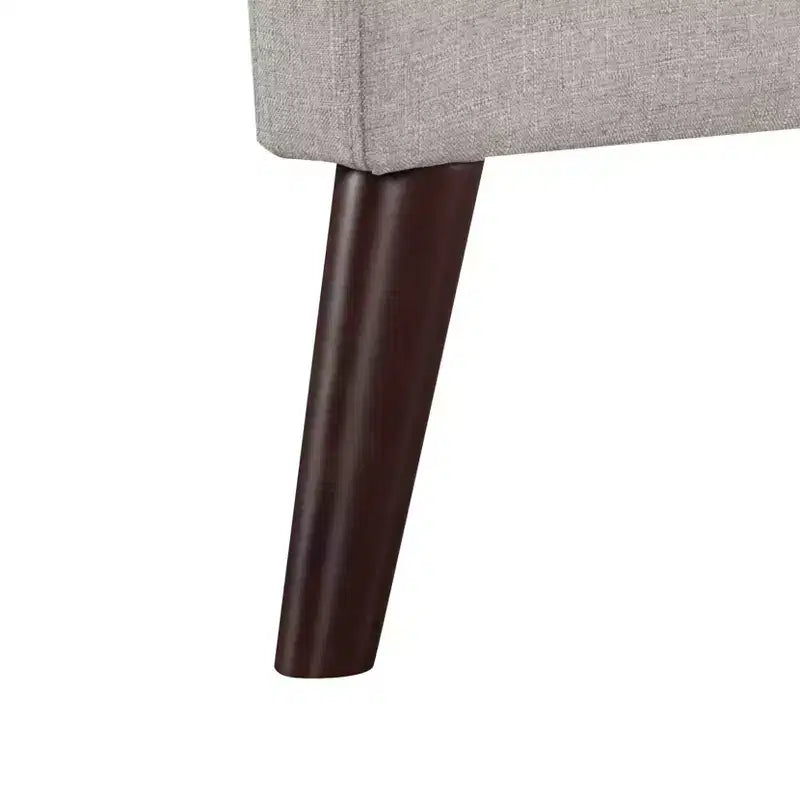 Divanetto moderno da 65" con cuscini dello schienale rimovibili e 2 cuscini a rullo, divano con gambe in legno massiccio