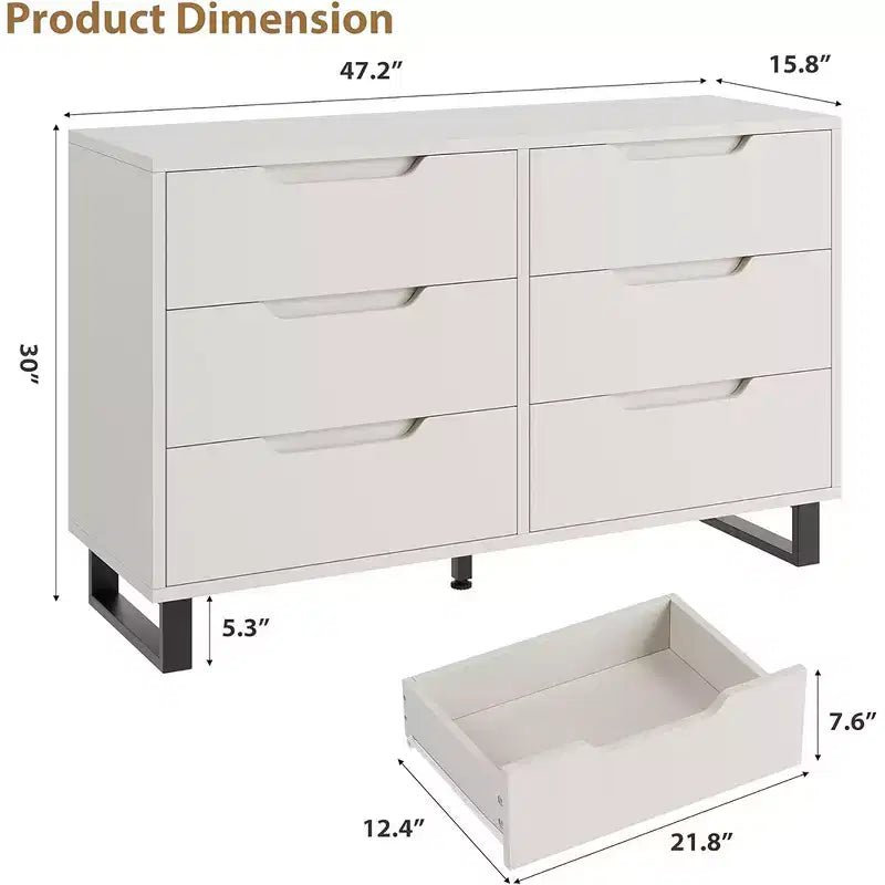 Cassettiera Verticale con Vani Contenitori, Comò per Camera da Letto, Mobile Contenitore in Legno per Corridoio, Ingresso
