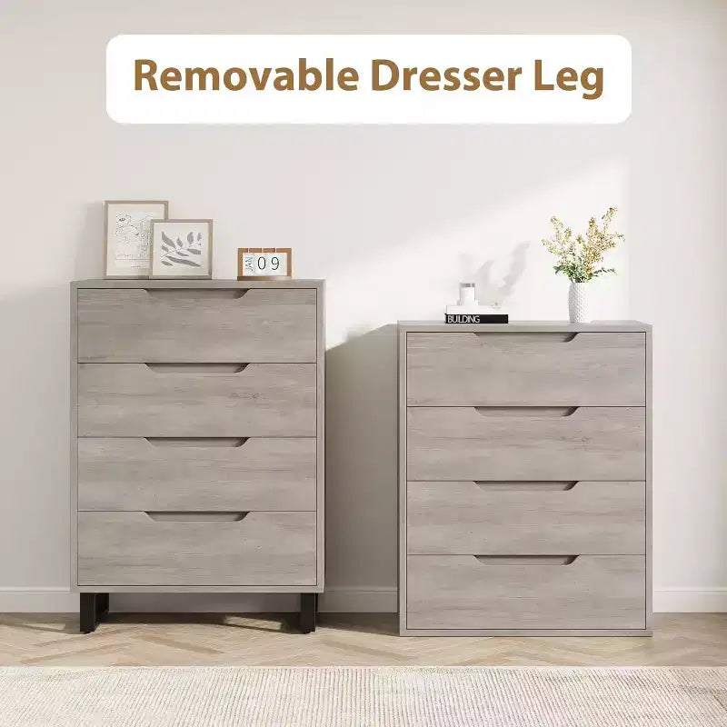 Cassettiera Verticale con Vani Contenitori, Comò per Camera da Letto, Mobile Contenitore in Legno per Corridoio, Ingresso