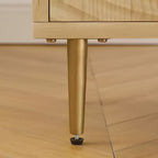 Madia in legno con ante decorate a trama