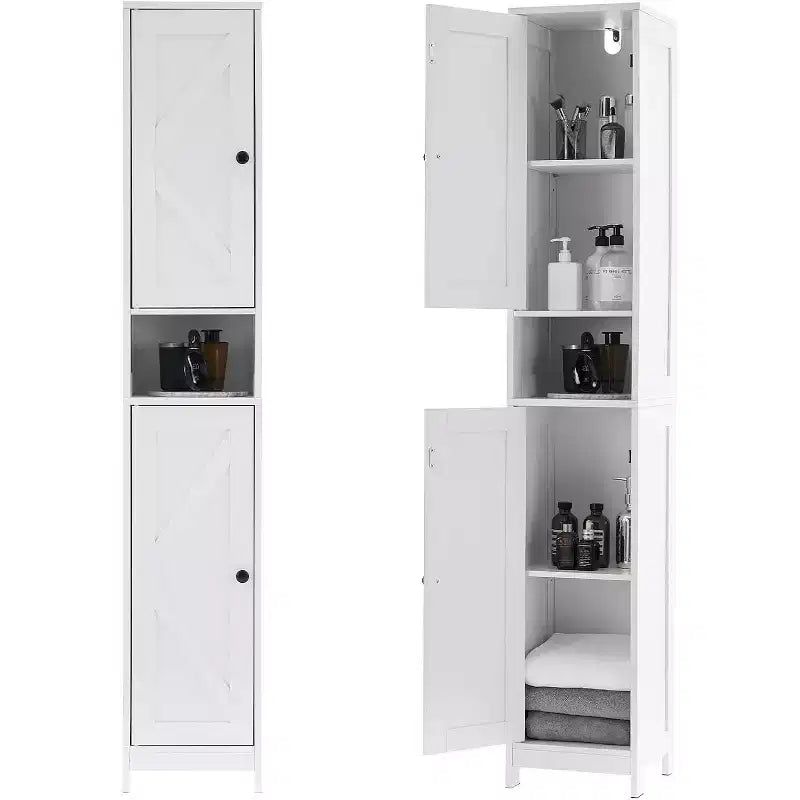 Mobile bagno moderno ed elegante, resistente salvaspazio con vani completi per un'organizzazione funzionale del bagno