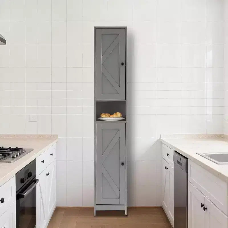 Mobile bagno moderno ed elegante, resistente salvaspazio con vani completi per un'organizzazione funzionale del bagno