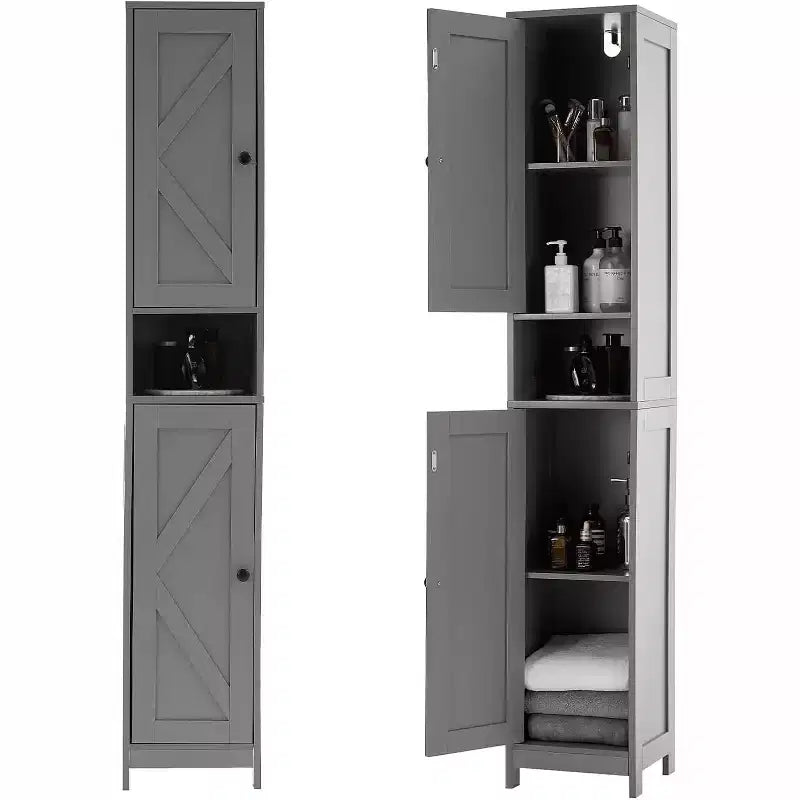 Mobile bagno moderno ed elegante, resistente salvaspazio con vani completi per un'organizzazione funzionale del bagno