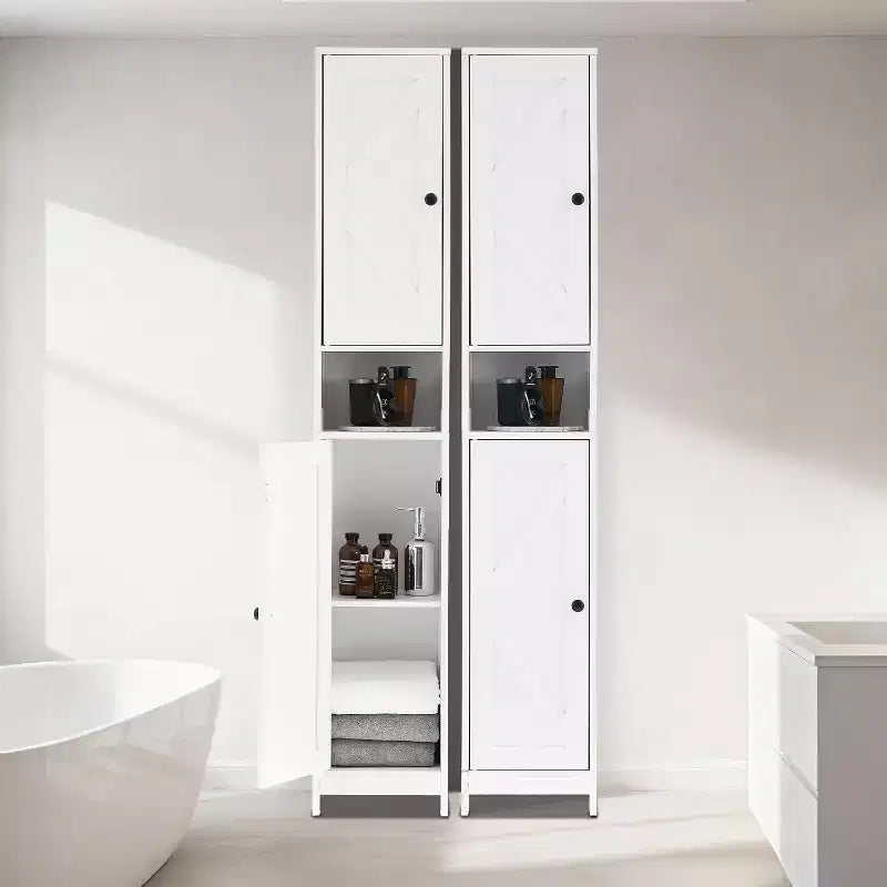 Mobile bagno moderno ed elegante, resistente salvaspazio con vani completi per un'organizzazione funzionale del bagno