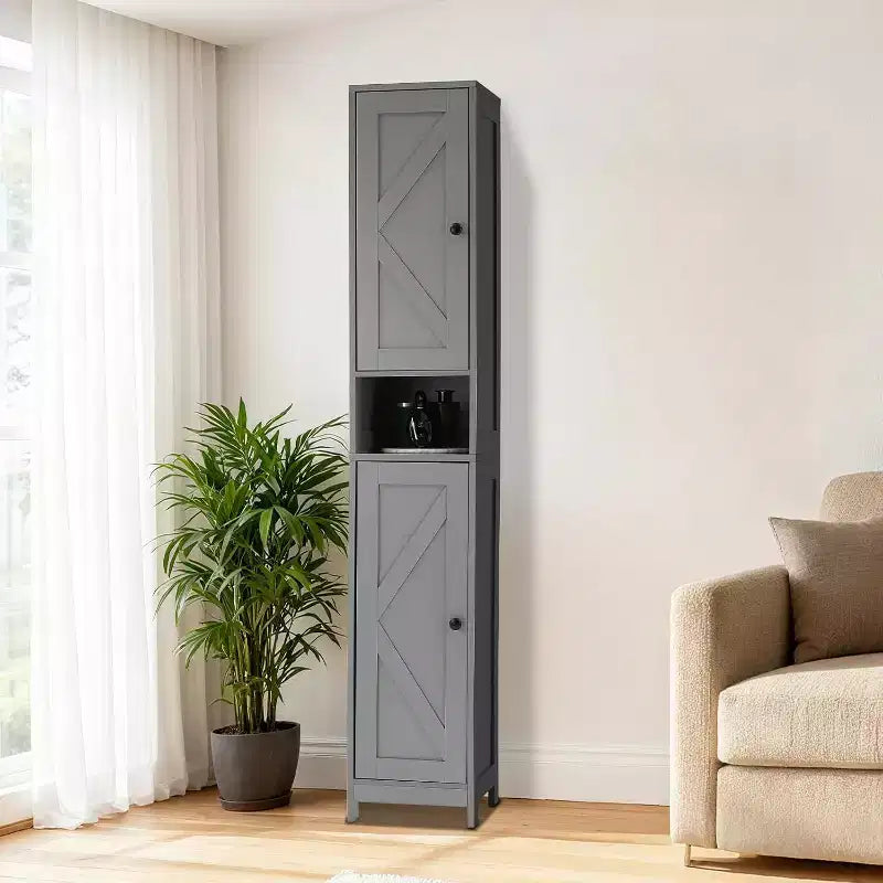 Mobile bagno moderno ed elegante, resistente salvaspazio con vani completi per un'organizzazione funzionale del bagno