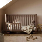 Culla convertibile 5-in-1 con sponda di sicurezza per letto da bambino in omaggio