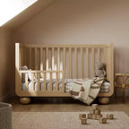 Culla convertibile 5-in-1 con sponda di sicurezza per letto da bambino in omaggio