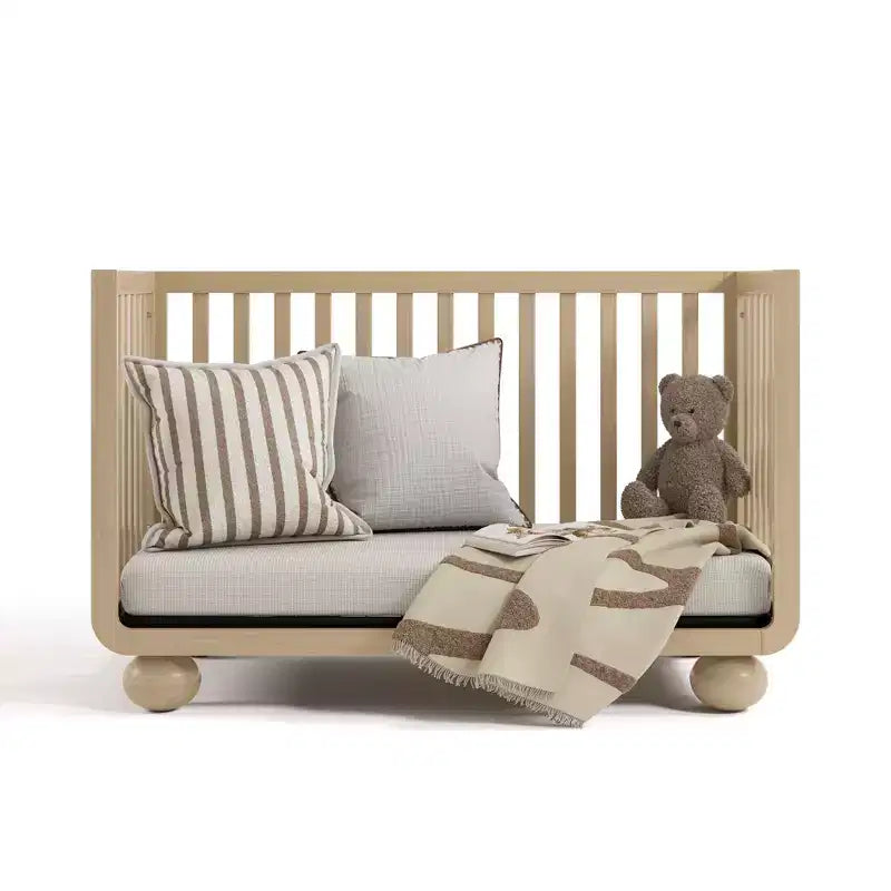 Culla convertibile 5-in-1 con sponda di sicurezza per letto da bambino in omaggio