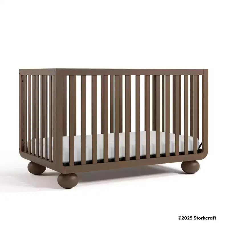 Culla convertibile 5-in-1 con sponda di sicurezza per letto da bambino in omaggio