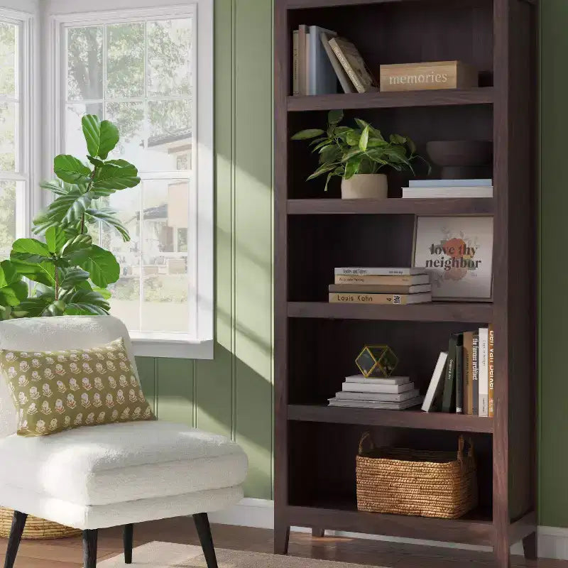 Libreria a 5 ripiani da 72"