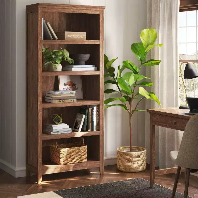 Libreria a 5 ripiani da 72"