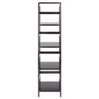 Libreria stretta a 4 sezioni da 55" color espresso