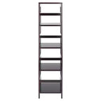Libreria stretta a 4 sezioni da 55" color espresso