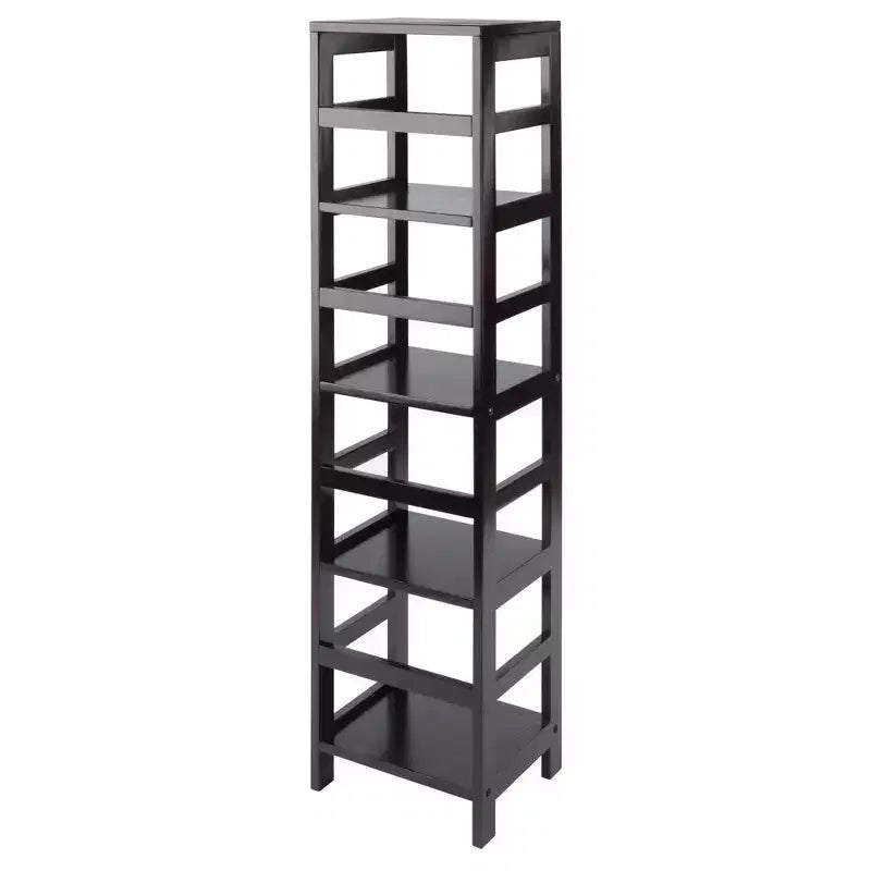 Libreria stretta a 4 sezioni da 55" color espresso