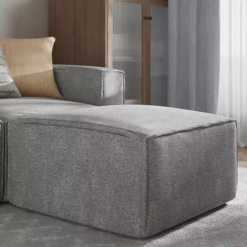 Divano componibile di lusso, seduta pouf